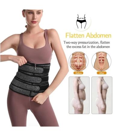 HKDYWTNB Back Brace Lumbar Support Corset Tummy Control Cincher Belt Body Shaper Waist Trainer Workout Sweat Band Waist Belt XXXXXX-Large Black - Buy Online on GoSupps.com