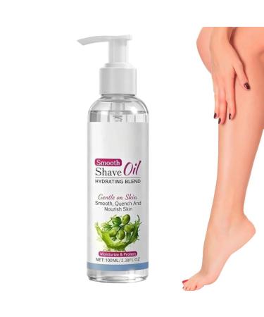 Pruojhw Shaving Oil For Women | 100ml Gentle Soothing Moisturizing - Skin and Body Care Oil After Hair Removal For Dry Sensitive Skin Prevention Ingrown Hair Daily Use Bikini Area