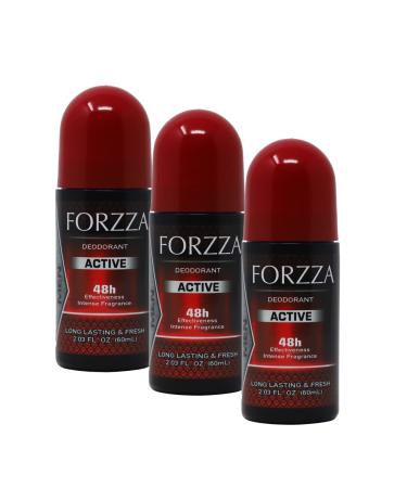Roll-on Deodorant Active 3-pack Of 2.03 Oz each 3 Roll-On Bottles