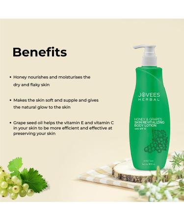 Jovees Honey & Grape Hand & Body Lotion (200ml) - Buy Online on GoSupps.com