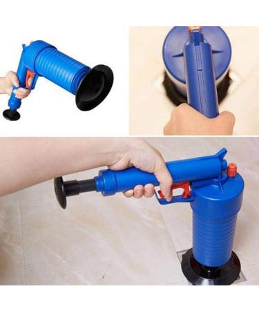Household Cleaning Tools & Accessories dezirZJjx High-Pressure Pipe Dredging Device Pressure Pump Cleaner Bathroom Sink Toilet Drain Efficient Dredging- Blue - Buy Online on GoSupps.com