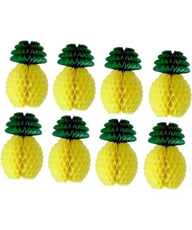 16 Pcs Plant Ornament Honeycomb Party Favors Party Decor Honeycomb Pineapple Yellowx2pcs 8PCS 20CMx2pcs - Buy Online on GoSupps.com