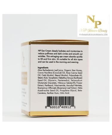 Anti-Wrinkle Eye Cream - Fast Absorbing Natural Ingredients for Dark Circles & Puffiness - 30g - Buy Online on GoSupps.com