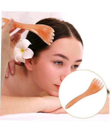 Gatuida 5-Piece Massage Comb & Ear Piercing Set | Scalp & Facial Care Device - Pink Fr ulein Resin - Buy Online on GoSupps.com