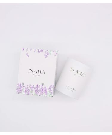 Inara's Lavender Vanilla Candle - Natural Soy Candle with Amethyst Crystals | 40+ Hours Burn Time | Scented Candles for Home - International Shipping Available - Buy Online on GoSupps.com