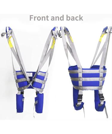 Divided Leg Sling for Elderly Disabled Patient Hoist Sling Stair Transfer Belt Full Body Patient Lift Sling Medical Walking Standing Aids Carrier Patient Lifter Divided Leg Sling Blue M - Buy Online on GoSupps.com