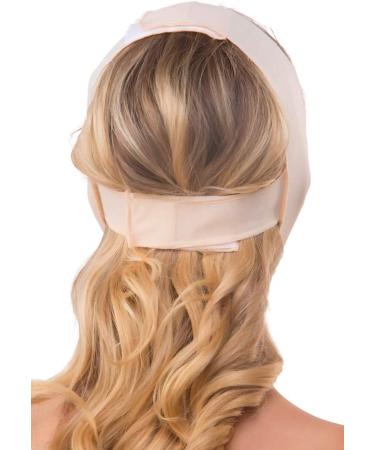Unisex Chin Strap Support Compression Garment - No Neck Support (FA01) - Small Beige for Optimal Comfort - Buy Online on GoSupps.com