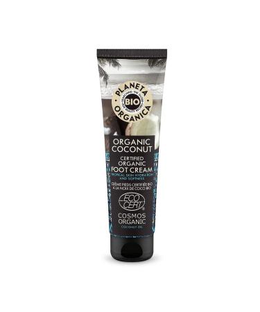 Planeta Organica Organic Coconut Certified Organic Foot Cream 75 ml