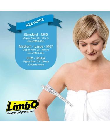 LimbO Waterproof Protector - Adult Half Arm Cast and Dressing Cover (M50A, 22-25 cm Above Elbow Circ.) - Buy Online on GoSupps.com
