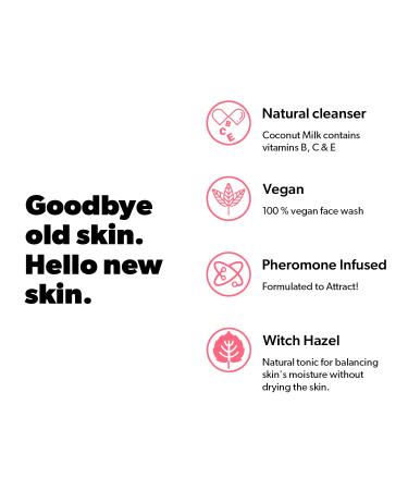 Creamy Face Wash for Women with Pheromones | Vegan Coconut Milk Cleanser | Gentle & Hydrating Daily Face Wash (56g - Buy Online on GoSupps.com