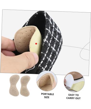 FOMIYES 9 Pairs Anti-Wear Stickers for High Heels & Pumps | Durable Leather Heelpiece Stickers for Women & Men Shoes - Buy Online on GoSupps.com