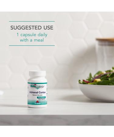 Nutricology Adrenal Cortex Natural Glandular - 100 Vegicaps for Enhanced Wellness | Buy Now! - Buy Online on GoSupps.com