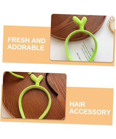 Mikinona Green Bean Sprout Headband Bopper Headband New Years Party Supplies Birthday Headband Photo Booth Props Wedding Party Headwear Women Headbands Birthday Hair Accessories Photo Prop - Buy Online on GoSupps.com