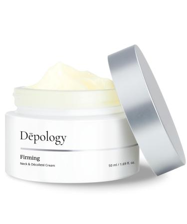 depology Firming Neck & D collet Cream Anti-Aging Neck Cream for Tightening and Wrinkles with IDEALIFT 4% Retinol Collagen Multi-HA Complex Korean Skin Care Product 1.69 fl. oz