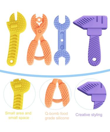 Buy Tnsray Bite Tube - 5 BPA-Free Silicone Baby Bite Rings | Cooling Dental Aid Toys for Newborns - Perfect Gift - Buy Online on GoSupps.com
