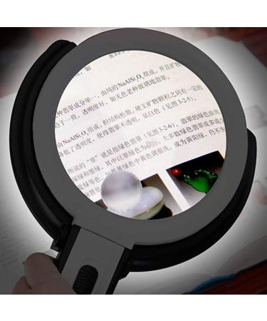 Desktop LED Reading Magnifier Foldable 10X HD Electronic Circuit Components Mobile Computer Desktop Portable Multifunction Made in China - Buy Online on GoSupps.com
