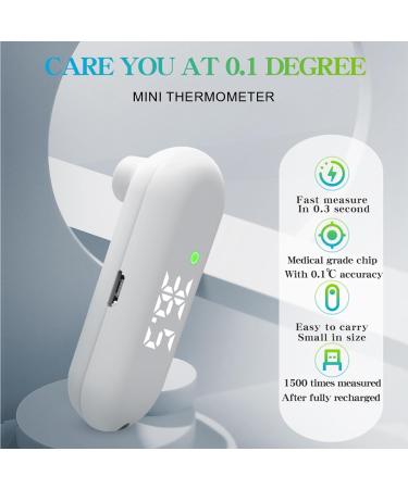 Medical Forehead Thermometer - Rechargeable Infrared Digital Thermometer for Adults & Kids | Fast Accurate Results Fever Alarm & LCD Display - Portable (Black - Buy Online on GoSupps.com