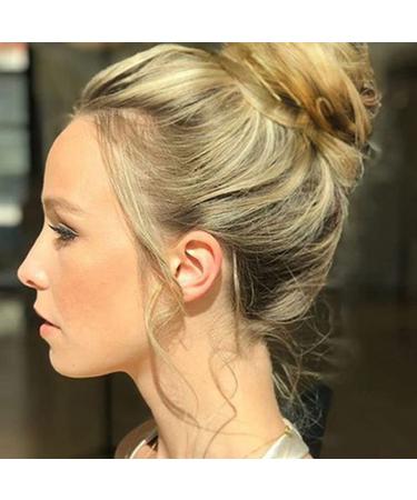 2 Pcs Invisible Perfect Puff Hair Head Cushion - Black & Brown | Fluffy Hair Pad Sponge Clip for Women & Girls - Buy Online on GoSupps.com