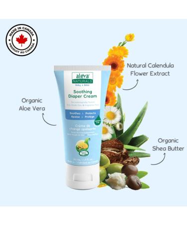 Aleva Naturals Diaper Care Duo First Rescue Calendula Multipurpose Skin Cream 50ml + Soothing Baby Diaper Cream for Newborn and Toddlers 50ml - Buy Online on GoSupps.com