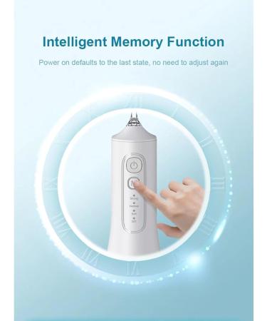 Buy Water Flossers for Teeth - 4 Speed Modes 5 Nozzles 300ML Tank Portable & Rechargeable | Best International Shipping - Buy Online on GoSupps.com