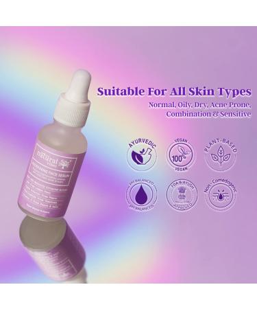 Natural Vibes Redefining Face Serum - 100% Plant-Based Niacinamide & Vitamin C | Hydrate & Reduce Dark Spots | 30 ml | Unisex Skincare Solution - Buy Online on GoSupps.com