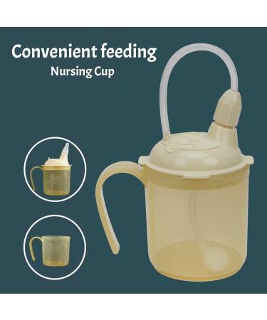 Adult Leak-Proof Drinking Cups with Straw - 300ml Grip Lid Cups for Seniors Patients & Pregnancy Aid - International Shipping Available - Buy Online on GoSupps.com