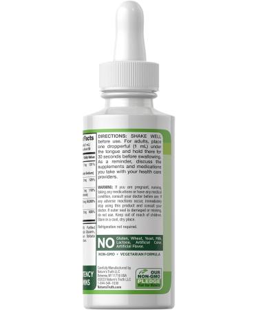 Nature's Truth Sublingual B Complex Liquid Plus B-12 Natural Berry Flavor Liquid - 2 oz Pack of 2 - Buy Online on GoSupps.com