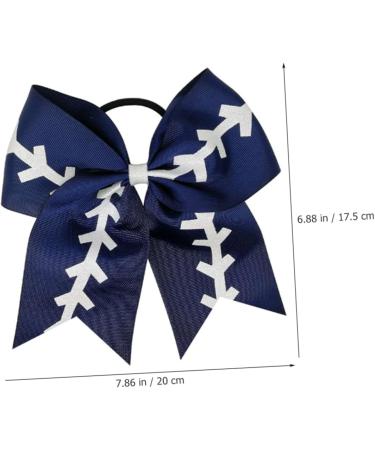 Beaupretty Softball Bow Hair Tie Hair Bands Softball Hair Ties Softball Bows for Team Girls Hair Ties Kids Hair Clips for Girls Hair Bows for Teens Ribbon Headgear Bow Tie Child - Buy Online on GoSupps.com