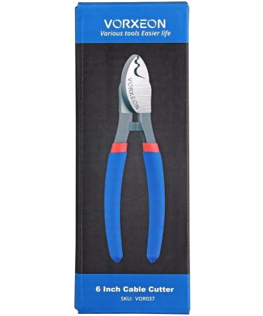 VORXEON 6 Inches Cable Cutter Tool - High Leverage Cutter for Aluminum, Copper, and Communications Wire - Buy Online on GoSupps.com