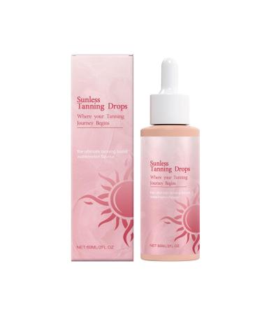 Tanner Natural Tanning Body 2fl.oz Self-Winnowing Health Falls Without Exposure to UV Rays | Tanning Drops To Maintain Sun's Face Feed G