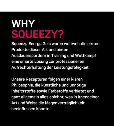 Squeezy Energy Gel Box (Lemon) - 12 Pack | Fast & Long-lasting Energy for Running Cycling & Marathons - Buy Online on GoSupps.com