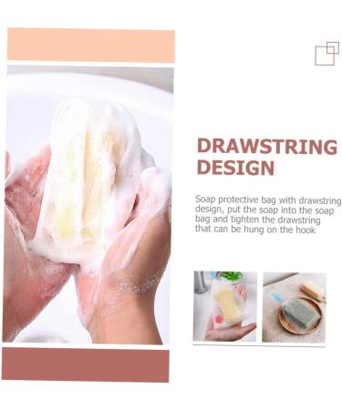Baluue 2pcs Foaming Net Soap Foam Face Clean Face Wash Bath Foaming or White - Buy Online on GoSupps.com