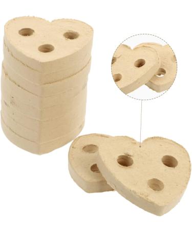 Healeved 10st AI Mini Moxa Sticks - Heart Shaped Moxibustion Pads 4.5x4.5cm | Chinese Moxibustion Therapy - Buy Online on GoSupps.com