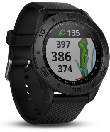 Garmin Approach S60 Golf Watch Black with Black Band + 1 Year Warranty - Buy Online on GoSupps.com