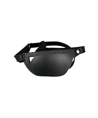 Buy Black Leather Eye Patch | Slim Eye Patch for Men & Women | Comfortable Right Eye Patch - International Shipping - Buy Online on GoSupps.com