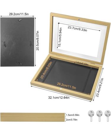 Quvbkz A4 Picture Frame for Children's Drawings - Fillable Folding Frames with Anterior Opening for Artwork Storage - Buy Online on GoSupps.com