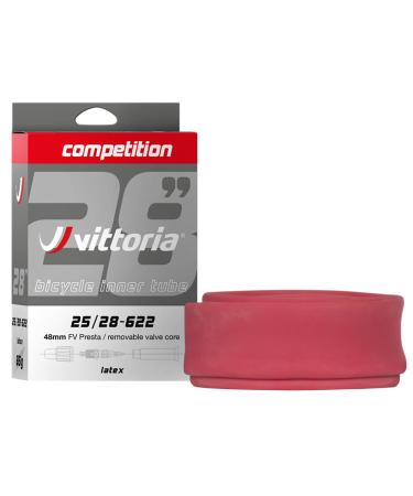Vittoria Competition Latex Tube - Performance Bike Tire Tube - Lightweight Bicycle Inner Tubes for Racing 700 x 25-28c
