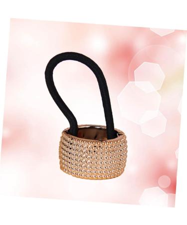 FRCOLOR Punk Hair Tie Hair Elastics Hair Band Large Ponytail Holders Hair Ties for Women Elastic Hair Ties for Lady Women Girls Headwear for Women Ponytail Cuff Headgear Miss Rhinestones - Buy Online on GoSupps.com