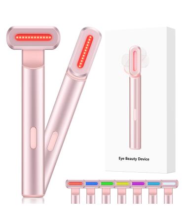 Red-Light-Therapy-for-Face 7 in 1 LED Light-Therapy-Wand for Face and Neck - Microcurrent Facial Device for Anti-Aging - Face & Eye Massager Skincare (7 Colors led light)