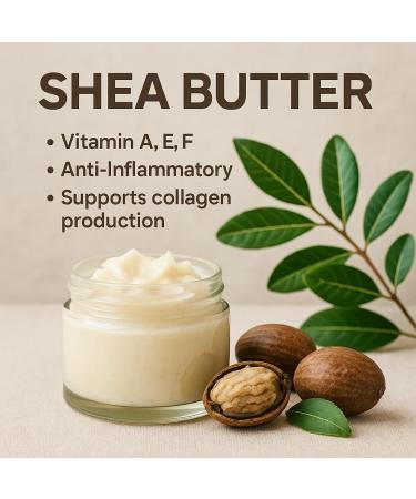 GiDeli Shea butter 100 pure and unrefined natural shea butter for skin hair and DIY cosmetics 1000 g - Buy Online on GoSupps.com