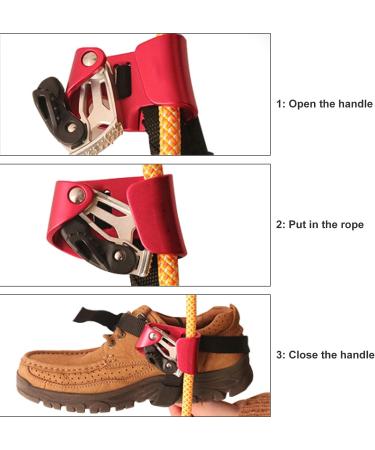 S.E.PEAK Foot Ascender Riser for Rock Climbing & Arborist - Orange-Right - Buy Online on GoSupps.com