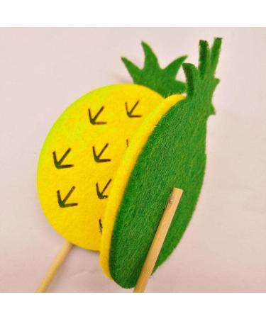 Luzhengyang 5 Pieces Vivid Felt Cupcake Toppers Food Picks for Kids Birthday Party - Buy Online on GoSupps.com