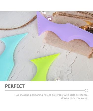 Balacoo Lipstick 2pcs Silicone Beauty Ruler Silicone Eyeliner Lash Tool Silicone Mascara Applicator Guides The Face Eyeshadow - Buy Online on GoSupps.com
