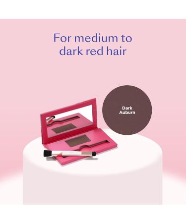 eSalon Conceal & Cover Root Touch Up + Brow Powder 5.2g - Dark Auburn | Root Coverage & Brow Powder for Instant Grey Coverage & Fuller-Looking Hair - Buy Online on GoSupps.com