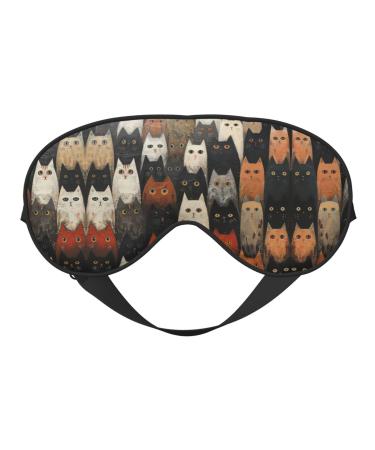 Cat Soft Sleep Eye Mask Female Breathable Eye Patch Perfect for Travel and Relaxation