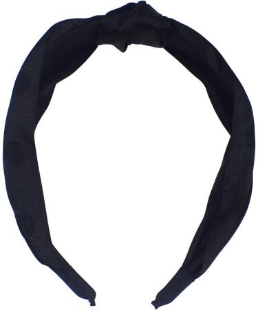 Topkids Accessories Satin Knot Alice Bands Adult Women Hair Accessories for Women Hair Bands for Women Thick Headband Womens Headbands Head Bands Adult Women Wide Headbands (Black) - Buy Online on GoSupps.com