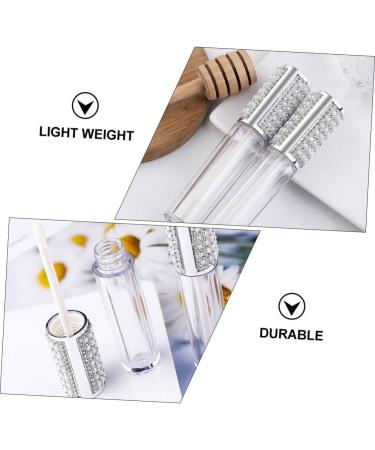 SEWACC Lot de 10 Tubes de Gloss L vres 5 Ml Rechargeables Mini Ronds en Plastique Transparent pour Maquillage DIY Cosm tique Portatif - Buy Online on GoSupps.com