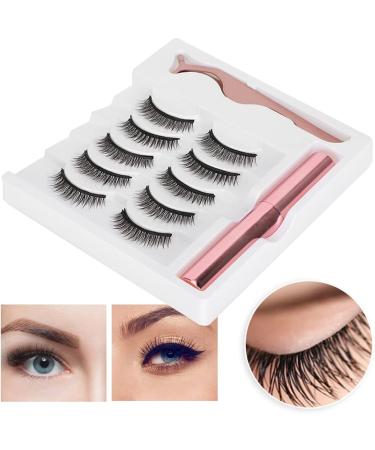 Sonew Magnetic Eyeliner and Lash Kit - 5 Pairs, No Glue Needed, Natural Look, Long Lasting 3D Extension Set - Buy Online on GoSupps.com