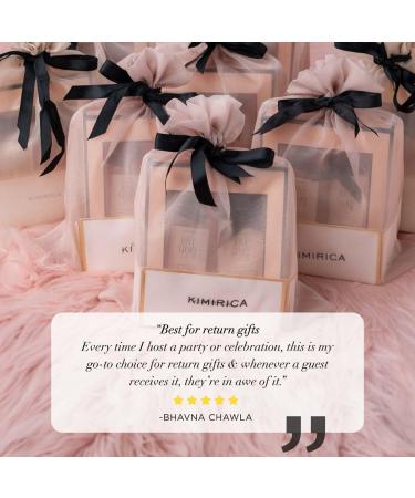 Ki.mirica "Nothing But Love Duo" Potli gift set | Fragnance of Gardenia and Night Blooming Jasmine | Perfect Valentines gift set | Contains Shower gel Body Lotion Loofah and Resuable Potli - Buy Online on GoSupps.com