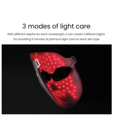 LED Light Therapy Mask - 3 Wavelengths 270 LEDs Auto Mode - Gold Facial Skin Care Device | Anti-Aging & Rejuvenation Made in Korea - Buy Online on GoSupps.com